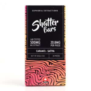 Sativa Caramel Chocolate Shatter Bar (Euphoria Extractions)