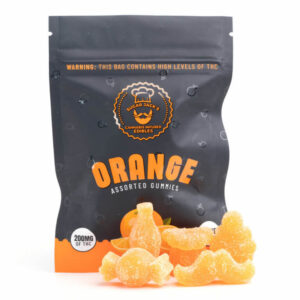 200mg THC Assorted Orange Gummies (Sugar Jack’s)