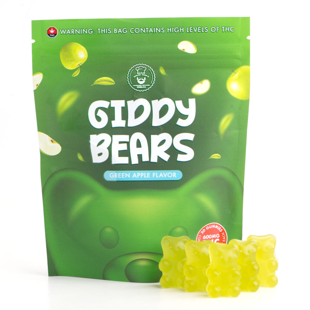 600mg THC Gummy Bears (Sugar Jacks) - Image 4