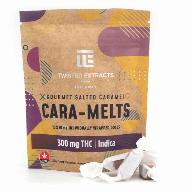 Indica 300mg THC Cara-Melts (Twisted Extracts)